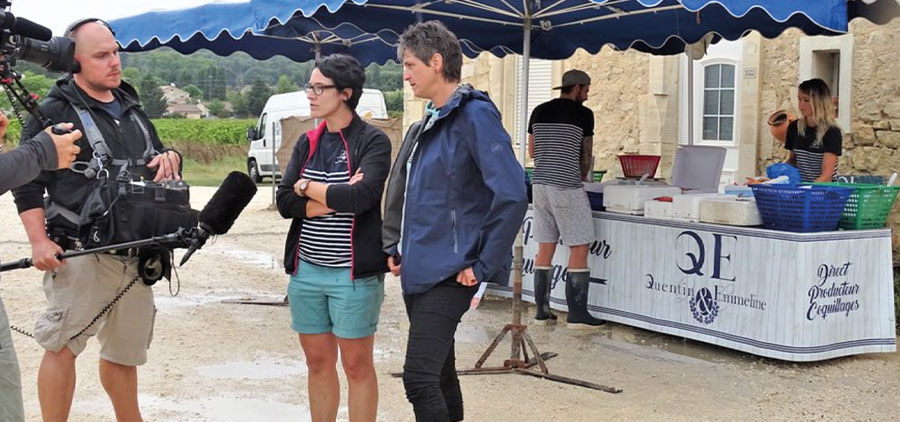 interview de la télé suisse sur les produits d'occitanie